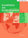 ACCREDITATION AND QUALITY ASSURANCE雜志封面